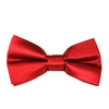 Plain Blood Red Boys Bow Tie