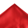 Plain Blood Red Pocket Square Handkerchief