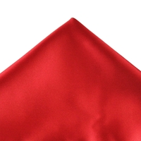 Plain Blood Red Pocket Square Handkerchief