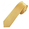 Plain Bright Gold Skinny Tie