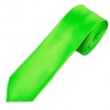 Plain Bright Green Boys Skinny Tie