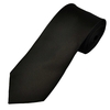 Plain Brown Self Pattern Mens Tie