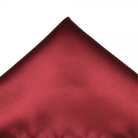 Plain Burgundy Pocket Square Handkerchief