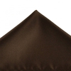 Plain Chocolate Brown Pocket Square Handkerchief
