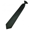 Plain Dark Grey Clip-On Tie