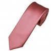 Plain Dark Mauve Pink 6cm Skinny Tie