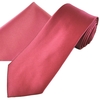 Plain Dark Mauve Pink Mens Satin Tie & Pocket Square Handkerchief Set