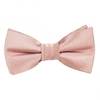 Plain Dusky Pink Silk Bow Tie