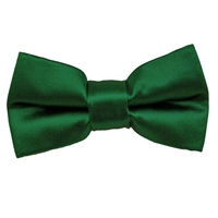 Plain Forest Green Boys Bow Tie