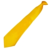 Plain Golden Yellow Clip-On Tie