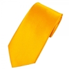 Plain Golden Yellow Satin Tie