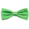 Plain Green Mens Silk Bow Tie