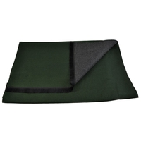 Plain Green With Black Trim Autumn Winter Luxury Soft Feel Scarf