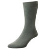 Plain Grey 98% Cotton Mens Socks by HJ Hall
