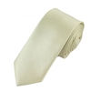Plain Ivory Boys Skinny Tie