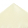 Plain Ivory Pocket Square Handkerchief