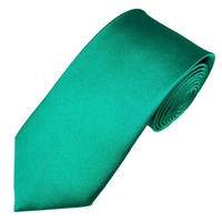Plain Jade Green Silk Tie