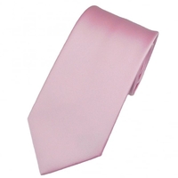Plain Lavender Satin Tie