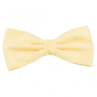Plain Lemon Bow Tie