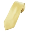 Plain Lemon Mens Extra Long Tie