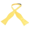 Plain Lemon Yellow Self Tie Bow Tie