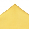 Plain Lemon Yellow Silk Pocket Square Handkerchief
