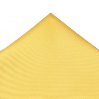 Plain Lemon Yellow Silk Pocket Square Handkerchief