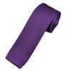 Plain Lilac Mens Knitted Tie
