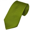 Plain Lime Green Mens Silk Tie