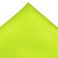 Plain Lime Green Satin Handkerchief