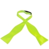 Plain Lime Green Self Tie Bow Tie