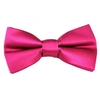 Plain Lipstick Pink Bow Tie