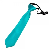Plain Medium Turquoise Boys Skinny Tie - 6 Months to 4 Years