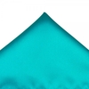 Plain Medium Turquoise Pocket Square Handkerchief