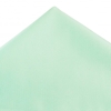 Plain Mint Green Ribbed Pocket Square Handkerchief