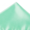 Plain Mint Satin Handkerchief
