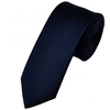 Plain Navy Blue 6cm Skinny Tie