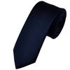 Plain Navy Blue 6cm Skinny Tie