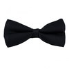Plain Navy Blue Textured Bow Tie