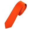 Plain Orange Super Skinny Tie