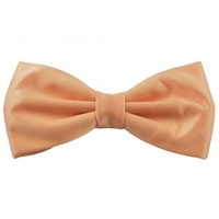 Plain Peach Bow Tie