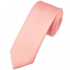 Plain Pink 6cm Skinny Tie