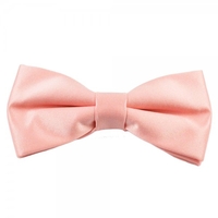 Plain Pink Boys Bow Tie