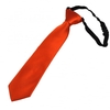 Plain Pumpkin Orange Boys Skinny Tie - 6 Months to 4 Years
