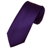 Plain Purple 6cm Skinny Tie