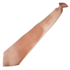 Plain Rose Gold Clip On Tie