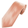 Plain Rose Gold Mens Extra Long Tie