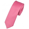 Plain Rose Pink Skinny Tie