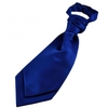 Plain Royal Blue Boys Scrunchie Wedding Cravat