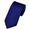 Plain Royal Blue Narrow Silk Tie